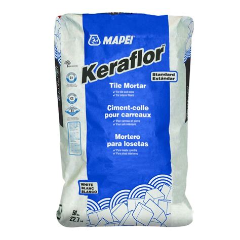 Mapei Keraflor 50 Lb Dry Set Mortar 0040051l The Home Depot