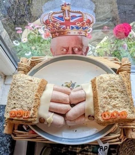 King Charles Fans Have ‘sausage Finger Sandwiches On Their Coronation
