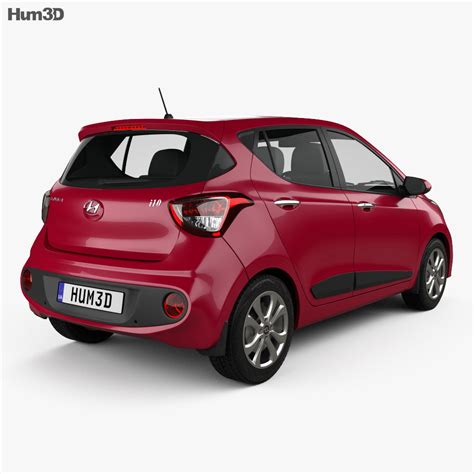 The buttons and console look terrific. Hyundai i10 2017 3D model - Vehicles on Hum3D