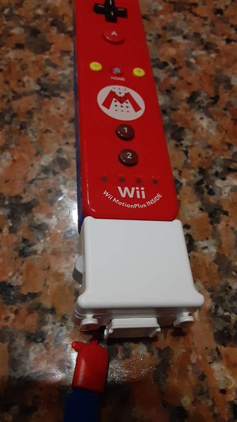 Mario Wii Remote With Wii Motionplus Inside A N D Outside Rwii
