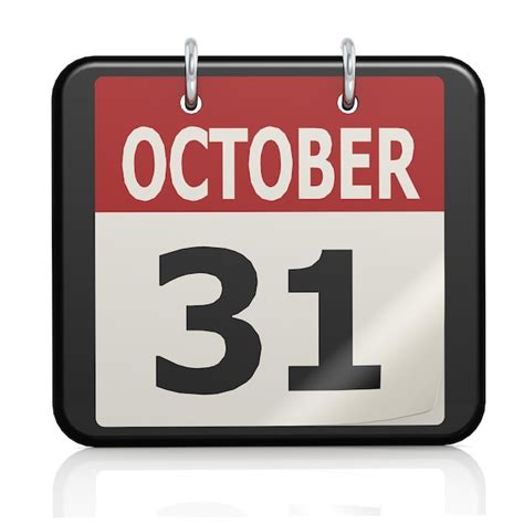 Premium Photo October 31 Halloween Calendar