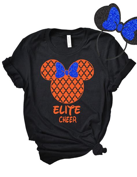 Disney Cheer Shirt Disney Cheer Shirts Disney Cheer T Etsy