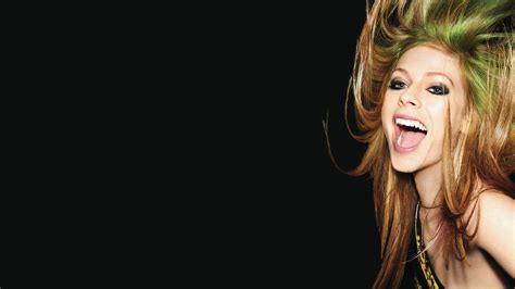 Celebrity Singer Open Mouth Portrait Avril Lavigne Women Face Blonde Hd Wallpaper Rare