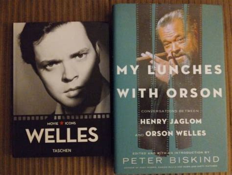 Orson Welles Book Lot Of 2 My Lunches With Orson And Movie Icons Books