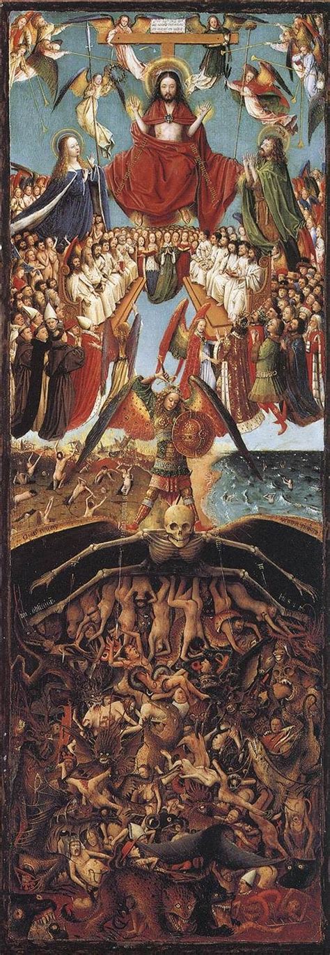 Jan Van Eyck The Last Judgement История искусства Религиозная