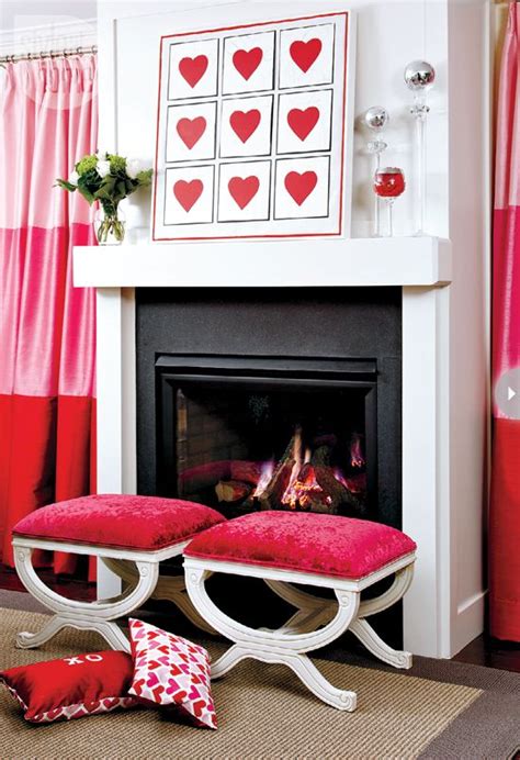 If the house feels drab after taking down the christmas decor, don't lose heart! 40 Hot Red Valentine Home Décor Ideas - DigsDigs