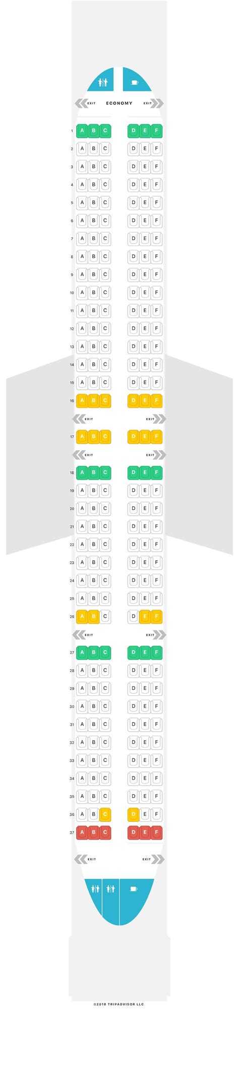 Airbus A321 Seat Chart