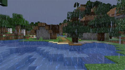 Rain Revamp More Realistic Rain Color Perfect For Shaders Minecraft