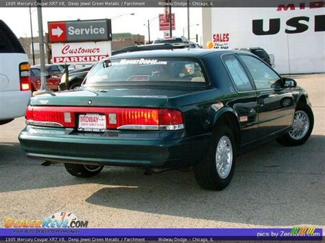 1995 Mercury Cougar Xr7 V8 Deep Jewel Green Metallic Parchment Photo