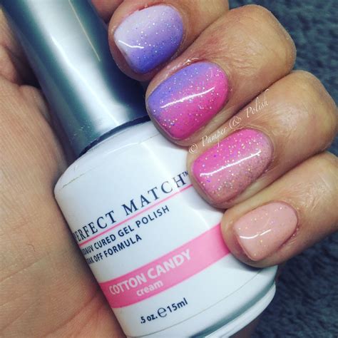 Beautiful Ombré Nails Using Perfect Match Gel Polishes In Colours