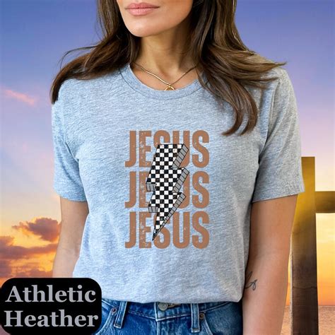 Jesus Shirt Faith Based Shirts Christianity Tshirt Godly Shirt