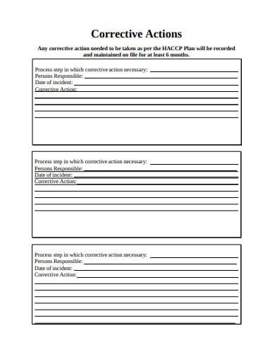 Free 7 Corrective Action Log Templates In Ms Word Pdf