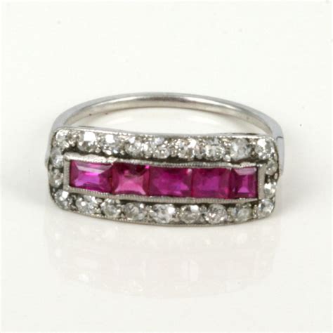 Maybe you would like to learn more about one of these? Buy Ruby & diamond Art Deco ring Sold Items, Sold Rings ...