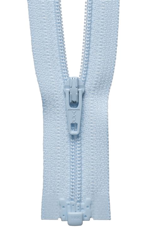 Light Weight Open End Zip 25cm Baby Blue Ykk Groves And Banks