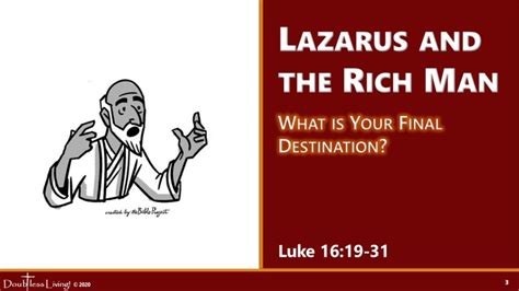Lazarus And The Rich Man Luke 1619 31 Doubtless Living