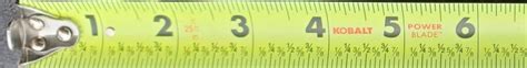 Fractional Tape Measures Tape Measure Reading