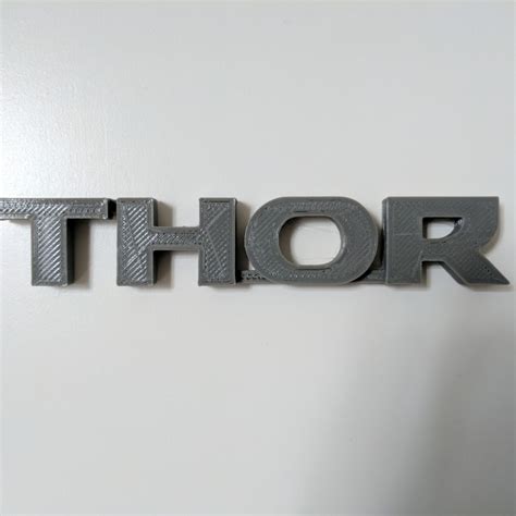 3d Printable Thor Logo Marvel By Andreas Dybdahl