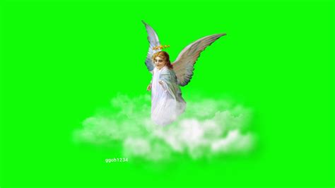 Royalty Free Angel From Far In Green Screen Youtube