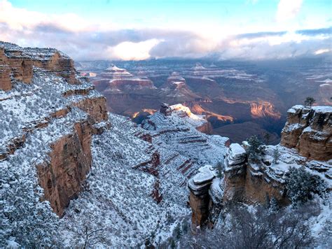 First Snowstorm Blows Into Grand Canyon Williams Grand Canyon News