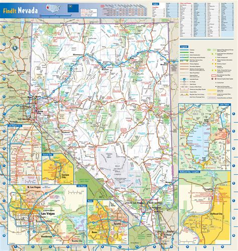 Mapas Detallados De Nevada Para Descargar Gratis E Imprimir