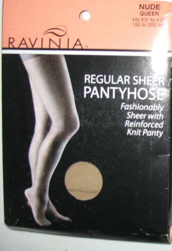 RAVINIA QUEEN NUDE SHEER WITH REINFORCED KNIT PANTY PANTYHOSE