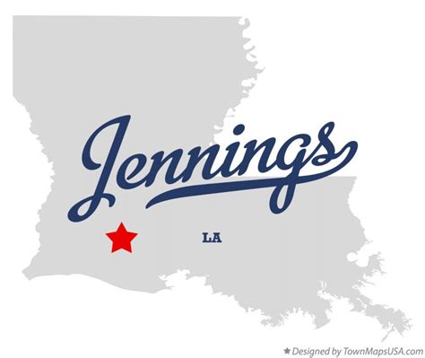 Map Of Jennings Louisiana Tour Map