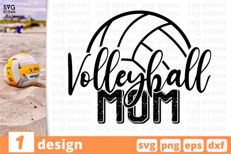 Volleyball Mom Gráfico Por Svgocean · Creative Fabrica