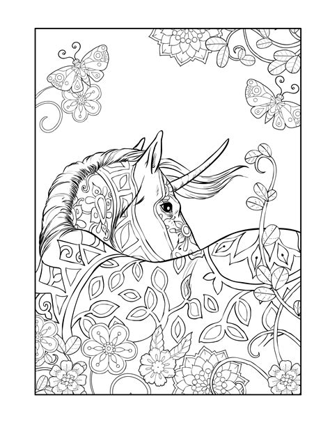The Unicorn Coloring Book Selah Works Cindys Adult Coloring Books