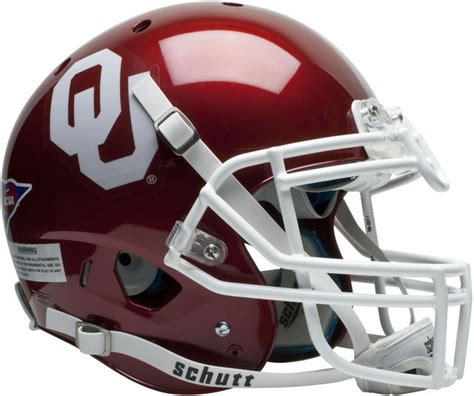 Oklahoma Sooners Schutt XP Authentic Full Size Football Helmet Football Helmets Houston
