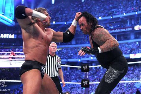 Undertaker Vs Triple H Wrestlemania Rematch Planned For April 1 In Miami Cageside Seats