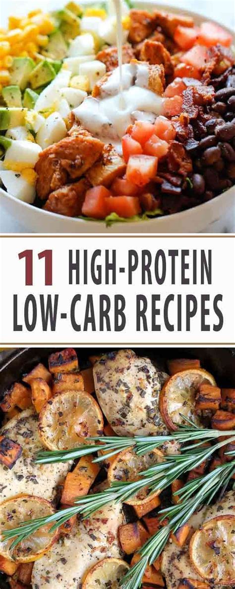 19 High Protein Low Carb Recipes Under 500 Calories High Protein Low