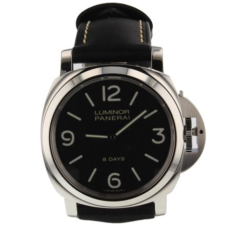 Panerai Luminor Base 8 Days Stainless Steel Pam00560 Mens Watch