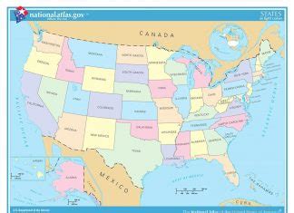 Karten usa mit straßenkarte und bevölkerungsdichte bundesstaaten. Westküste der USA - hilfreiche Informationen für die Reise