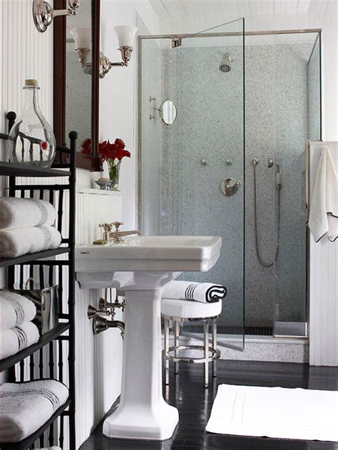 This is an example of a small classic ensuite bathroom in london with an alcove bath, white walls, a submerged sink, white floors and grey worktops. 30 Small and Functional Bathroom Design Ideas For Cozy Homes