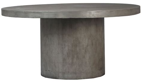 Strago Concrete Round Dining Table 60 Round Dining Table Retail