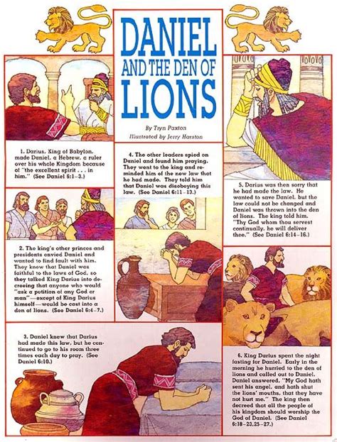 Daniel And The Den Of Lions Church Picture Stories Pinterest