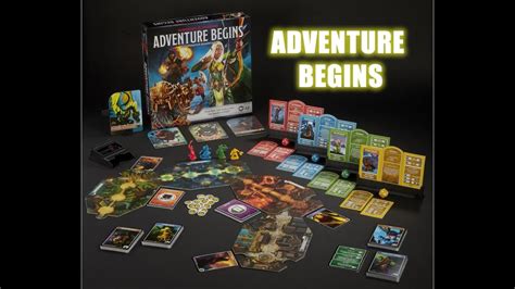 Unboxing Dungeons And Dragons Adventure Begins Board Game Youtube