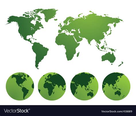 Free Vector World Continents Infographic Gambaran