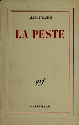La Peste By Albert Camus Open Library
