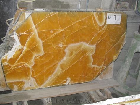 Apache Gold Onyx Slab From United States