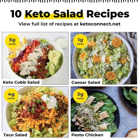 Top 10 Keto Salad Recipes Ketoconnect