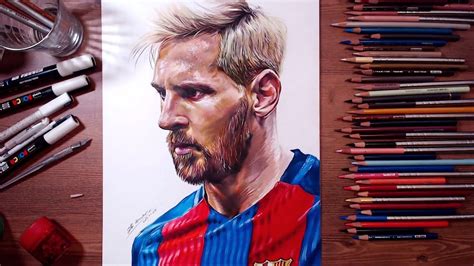 Drawing Lionel Messi Drawholic Youtube