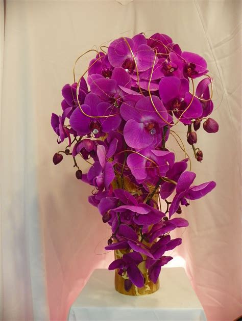 Bridal Bouquet Cascading Bridal Bouquets Phalaenopsis