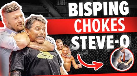 Bisping Chokes Out Steve O Jackass Star Put To Sleep By Ufc Champ