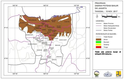 Sebagai instansi publik yang berurusan dengan ruang atau spasial, dtr berusaha untuk menginformasikan data spasial tersebut supaya lebih mudah. PERINGATAN DINI PETA PRAKIRAAN DAERAH POTENSI BANJIR 1 ...