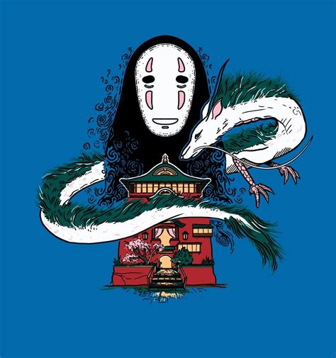 Studio Ghibli No Face Spirited Away Frederick Jay Illustrations
