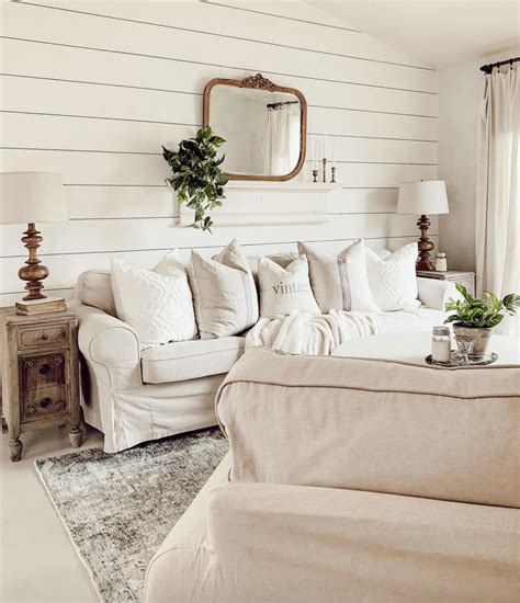 Shiplap Living Room Ideas