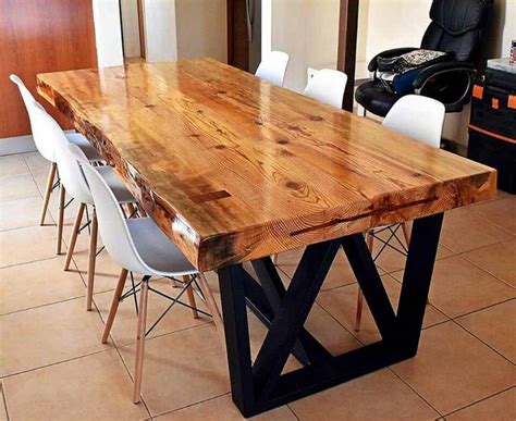 50 Diy Dining Table Plans To Build For Kitchen Or Dining Room