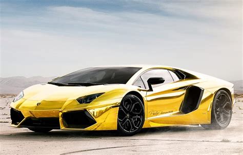 46 Gold Lamborghini Wallpaper
