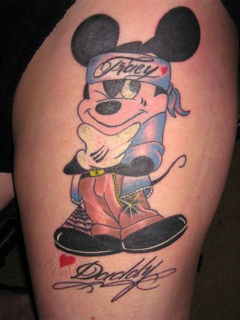 Https://techalive.net/tattoo/gangster Mickey Mouse Tattoo Designs